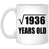 44th Birthday Square Root of 1936 Years Old - 11oz Coffee Mug