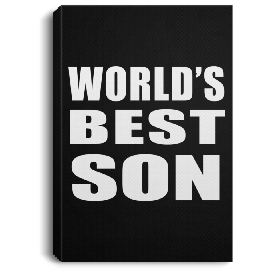 World's Best Son - Canvas Portrait
