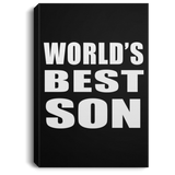 World's Best Son - Canvas Portrait