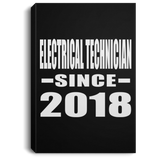 Electrical Technician Since 2018 - Canvas Portrait