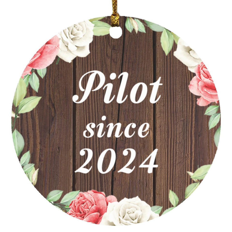 Pilot Since 2024 - Circle Ornament A