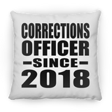 Corrections Officer Since 2018 - Throw Pillow