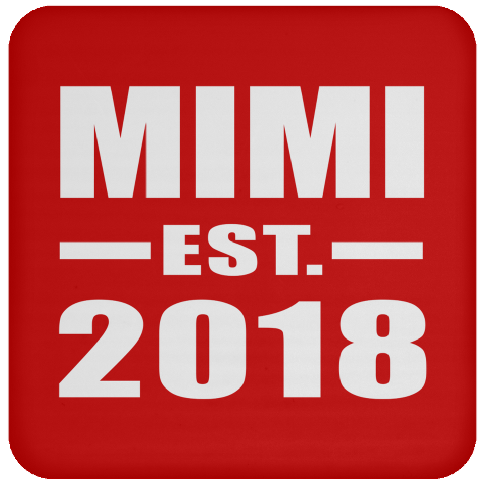 Mimi Established EST. 2018 - Drink Coaster