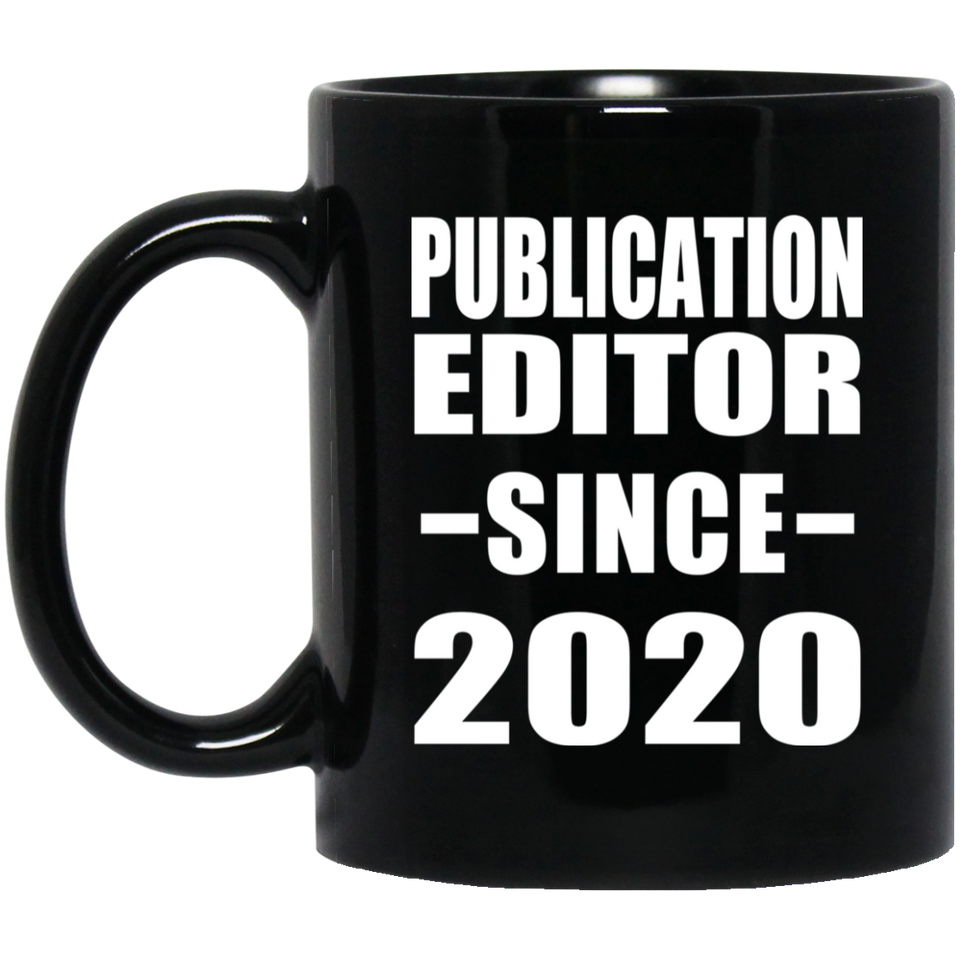 Publication Editor Since 2020 - 11oz Coffee Mug Black