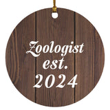 Zoologist Established Est. 2024 - Circle Ornament D