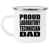 Proud Laboratory Technician Dad - 12oz Camping Mug
