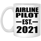 Airline Pilot Established EST. 2021 - 11oz Coffee Mug