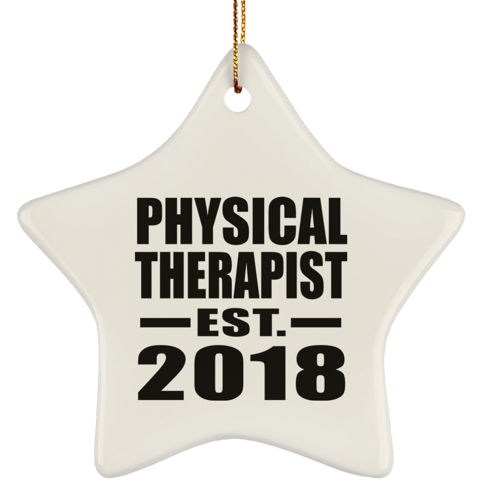 Physical Therapist Established EST. 2018 - Star Ornament