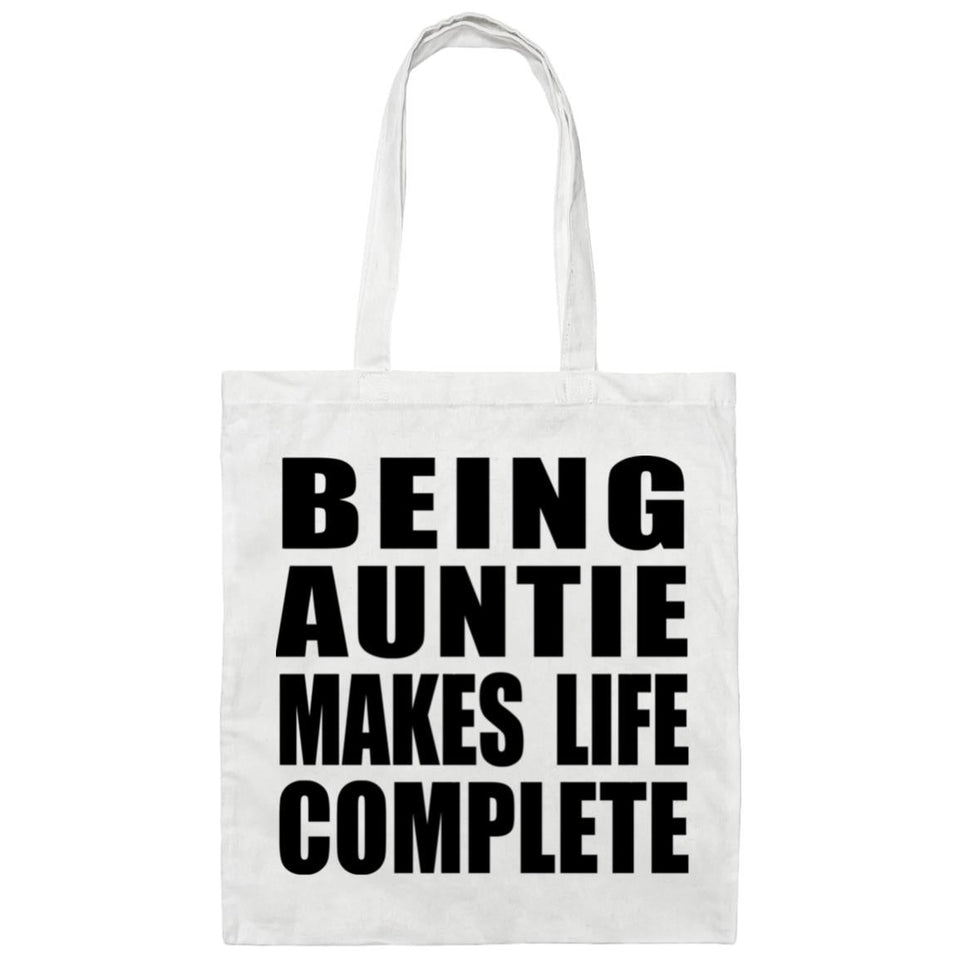Being Auntie Makes Life Complete - Tote Bag White