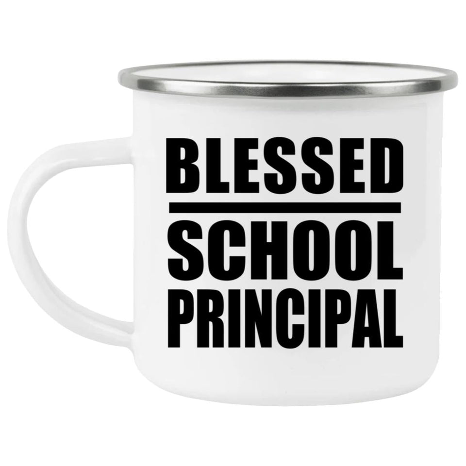 Blessed School Principal - 12oz Camping Mug