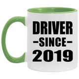 Driver Since 2019 - 11oz Accent Mug Green