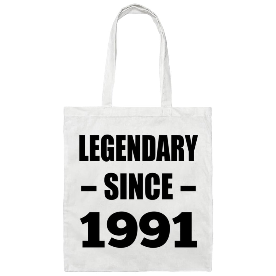 33rd Birthday Legendary Since 1991 - Tote Bag White