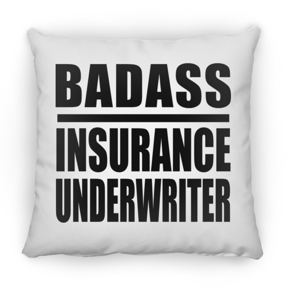 Badass Insurance Underwriter - Throw Pillow