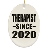 Therapist Since 2020 - Oval Ornament