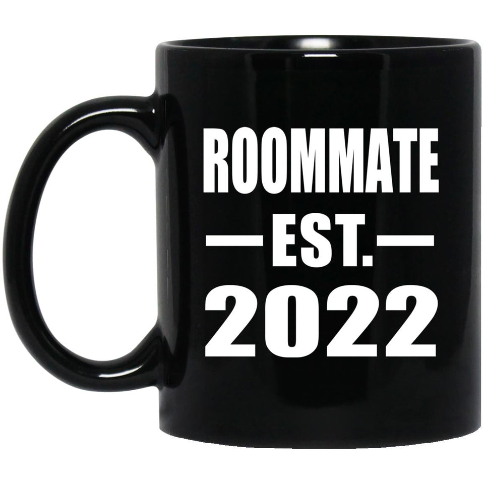 Roommate Established EST. 2022 - 11oz Coffee Mug Black