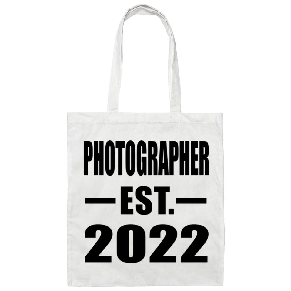 Photographer Established EST. 2022 - Tote Bag White