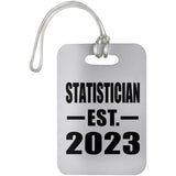 Statistician Established EST. 2023 - Luggage Bag Tag