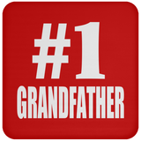 Number One #1 Grandfather - Drink Coaster