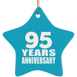 95th Anniversary 95 Years - Star Ornament