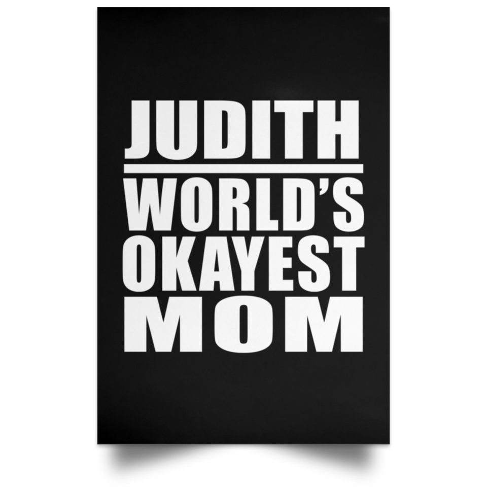 Judith World's Okayest Mom - Poster Portrait