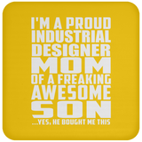 Proud Industrial Designer Mom Of Awesome Son - Drink Coaster
