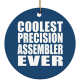 Coolest Precision Assembler Ever - Circle Ornament