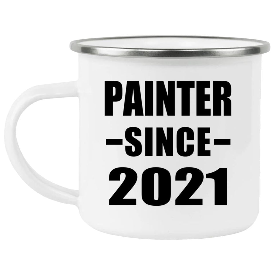 Painter Since 2021 - 12oz Camping Mug