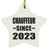 Chauffeur Since 2023 - Star Ornament
