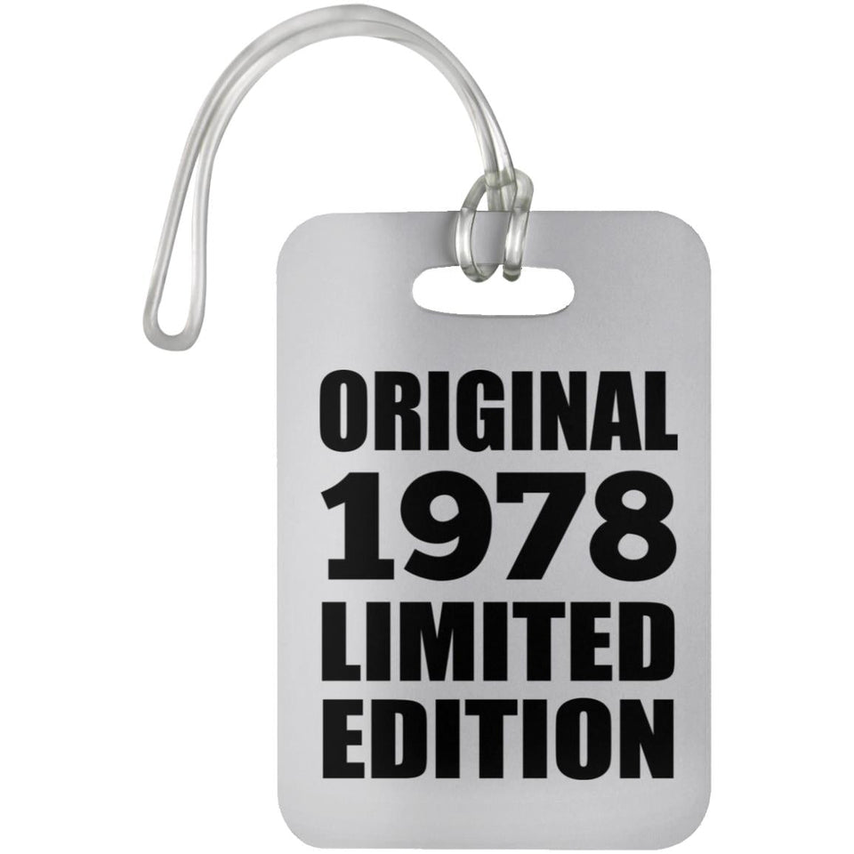 46th Birthday Original 1978 Limited Edition - Luggage Bag Tag