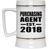 Purchasing Agent Established EST. 2018 - Beer Stein