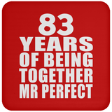 83rd Anniversary 83 Years Of Being Mr Perfect - Drink Coaster