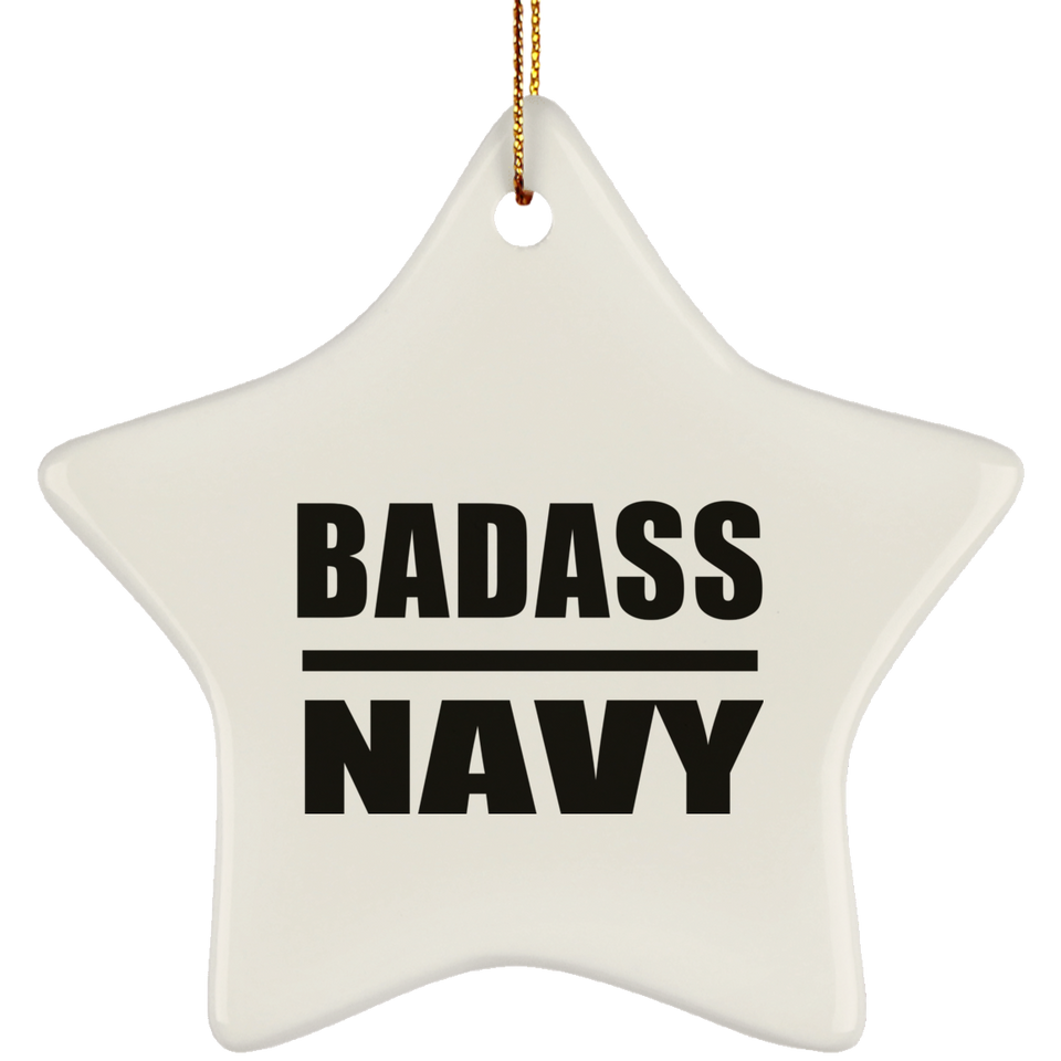 Badass Navy - Star Ornament