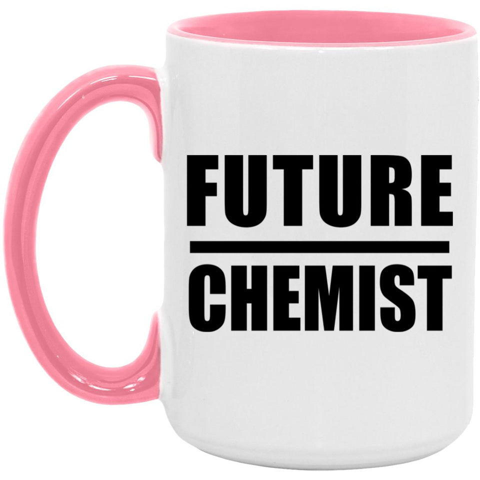 Future Chemist - 15oz Accent Mug Pink