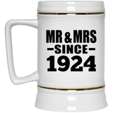 100th Anniversary Mr & Mrs Since 1924 - Beer Stein