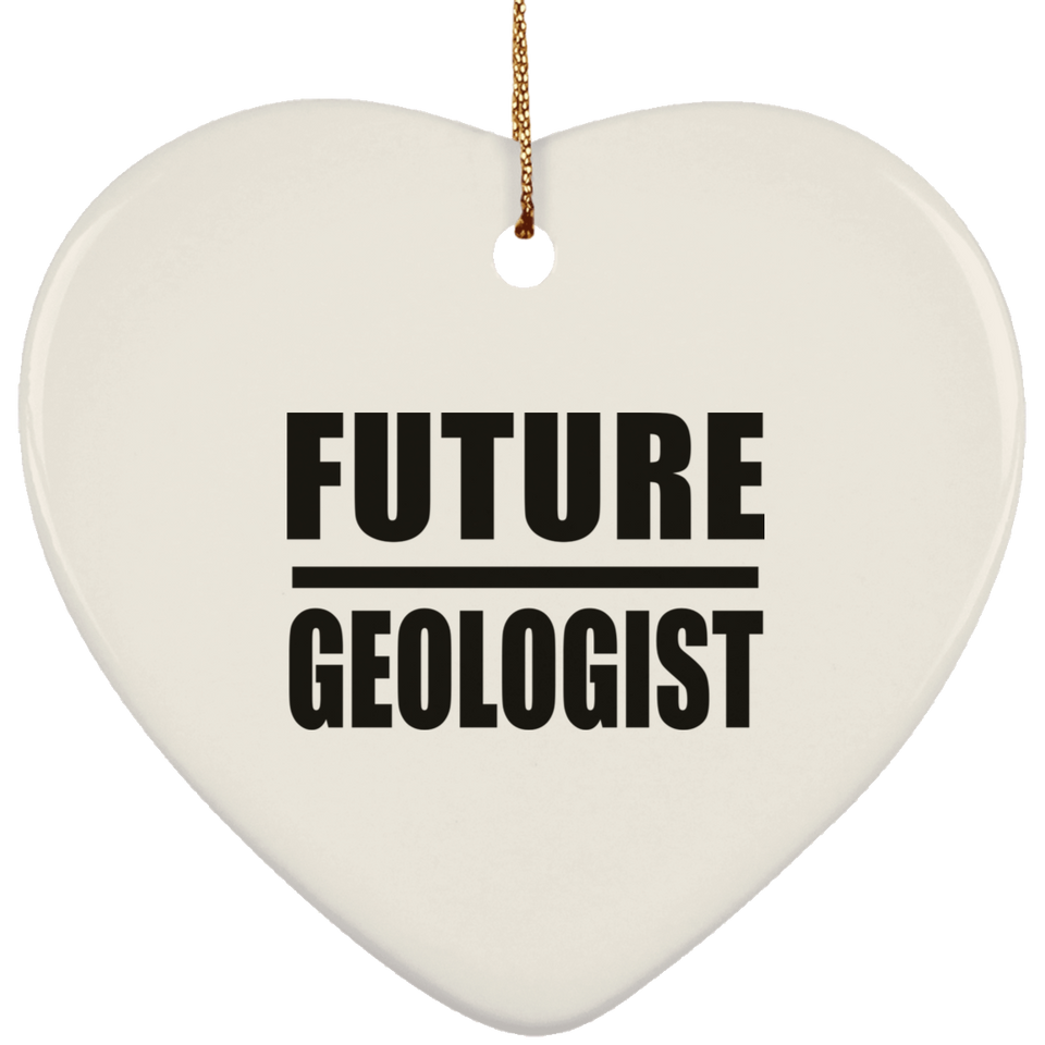 Future Geologist - Heart Ornament