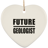 Future Geologist - Heart Ornament