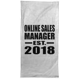 Online Sales Manager Established EST. 2018 - Hand Towel
