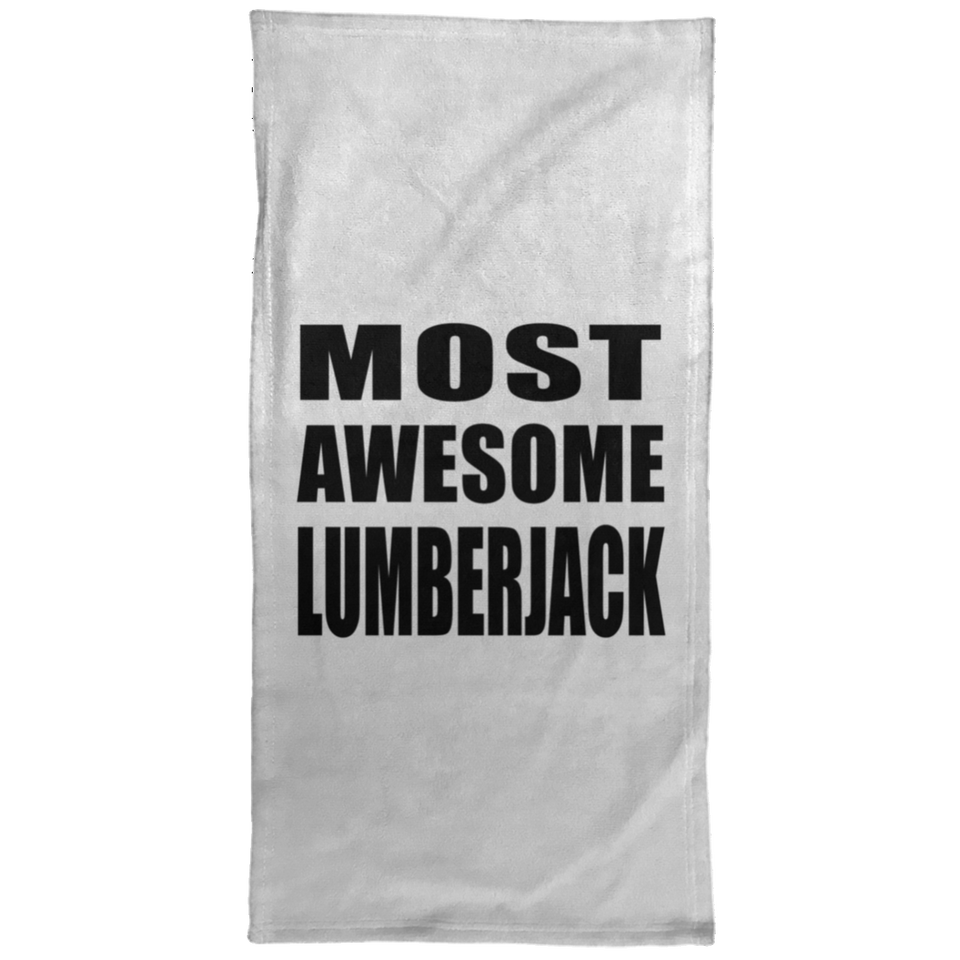 Most Awesome Lumberjack - Hand Towel