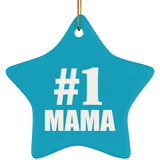 Number One #1 Mama - Star Ornament