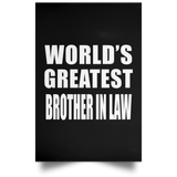 World's Greatest Brother In Law - Poster Portrait