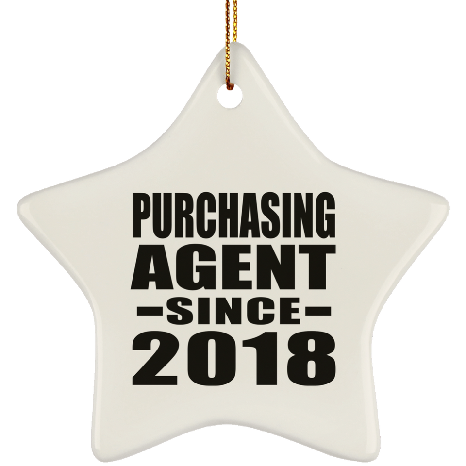 Purchasing Agent Since 2018 - Star Ornament