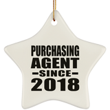 Purchasing Agent Since 2018 - Star Ornament