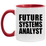 Future Systems Analyst - 11oz Accent Mug Red