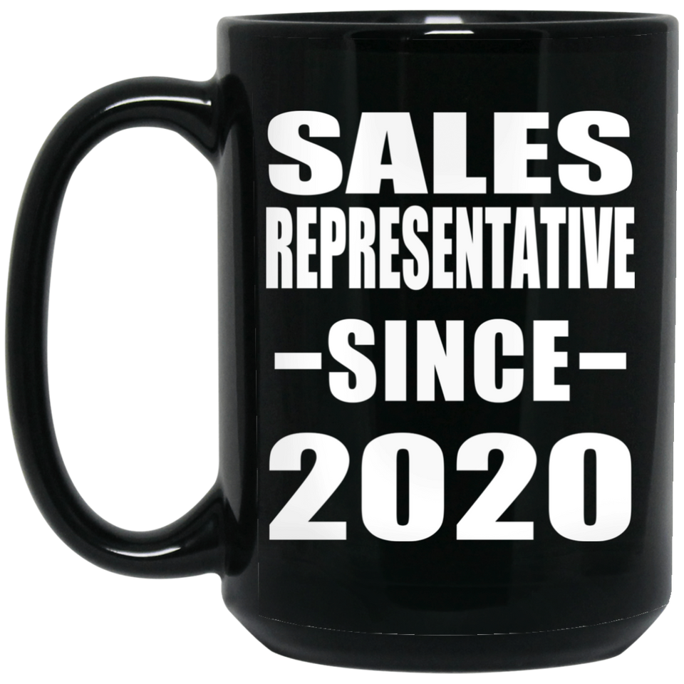 Sales Representative Since 2020 - 15oz Coffee Mug Black