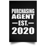 Purchasing Agent Established EST. 2020 - Poster Portrait