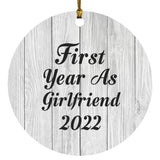 First Year As Girlfriend 2022 - Circle Ornament F