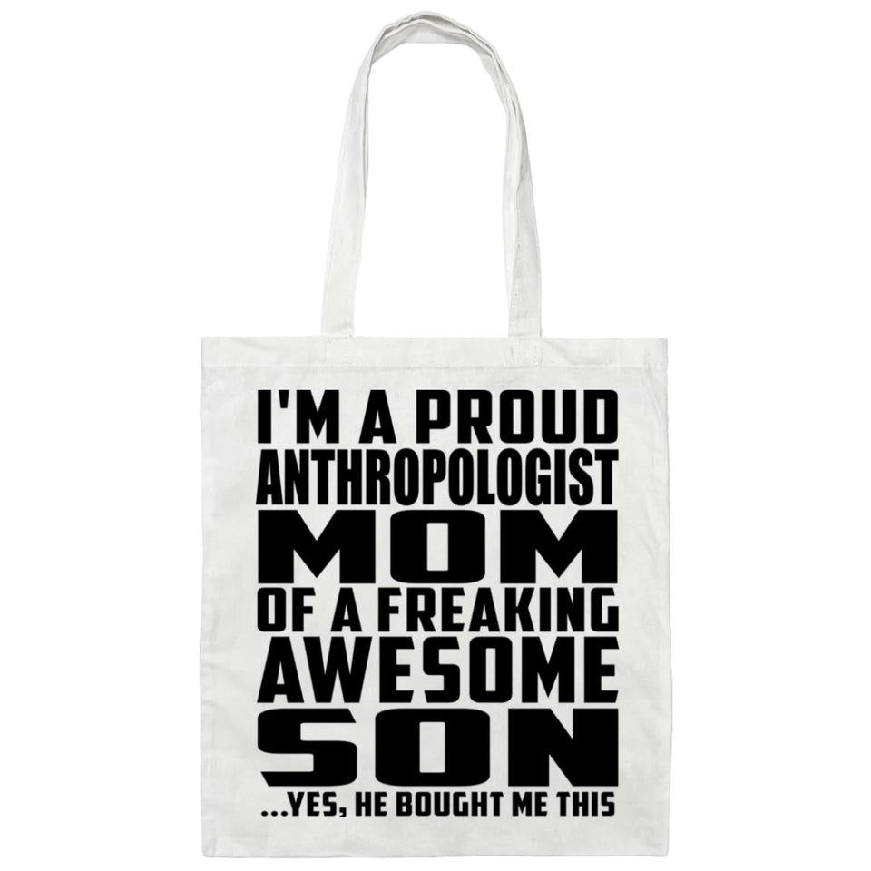 Proud Anthropologist Mom Of Awesome Son - Tote Bag White