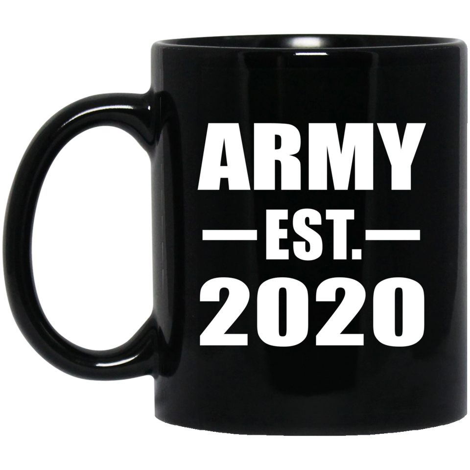Army Established EST. 2020 - 11oz Coffee Mug Black