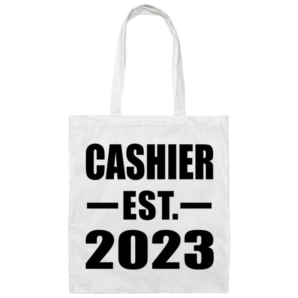 Cashier Established EST. 2023 - Tote Bag White