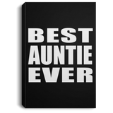 Best Auntie Ever - Canvas Portrait